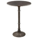 Rustic Dark Russet and Antique Bronze Counter Height  Table image