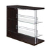 G100166 Two Shelf Contemporary Cappuccino Bar Unit image