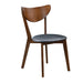 Malone Mid Century Modern Dark Walnut Dining Chair image
