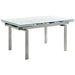 G106281 Contemporary Wexford Chrome Dining Table image