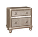 Bling Game Two Drawer Nightstand image