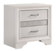 Miranda Modern Two Drawer Nightstand With Hidden Jewelry Tray image