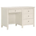 Selena Contemporary White Desk image