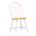 Country Two Tone Natural Wood Dining Chair image