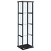 G950171 Contemporary Glass and Black Curio Cabinet image