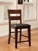 DICKINSON II Dark Cherry Counter Ht. Chair (2/CTN) image