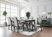 Amina Gray Dining Table image