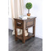 Annabel Walnut Side Table image