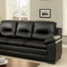 PARMA Black Sofa, Black Pu image