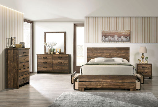 DUCKWORTH Queen Bed, Light Walnut image