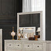 Tywyn Antique White Mirror image