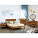 Lennart Oak 5 Pc. Queen Bedroom Set w/ 2NS + Oval Mirror image