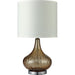 Donna Amber 15"H Glass Amber Table Lamp image