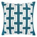 Kari Teal 20" X 20" Pillow, Turquoise image