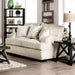 Zayla Golden Ivory Love Seat image